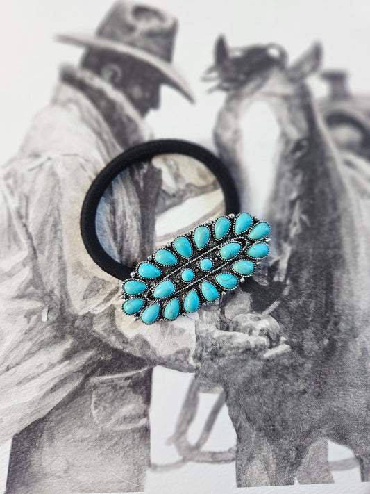 Turquoise Riviara Hair Tie