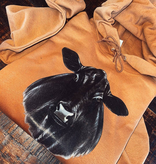 Angus Cow Hoodie