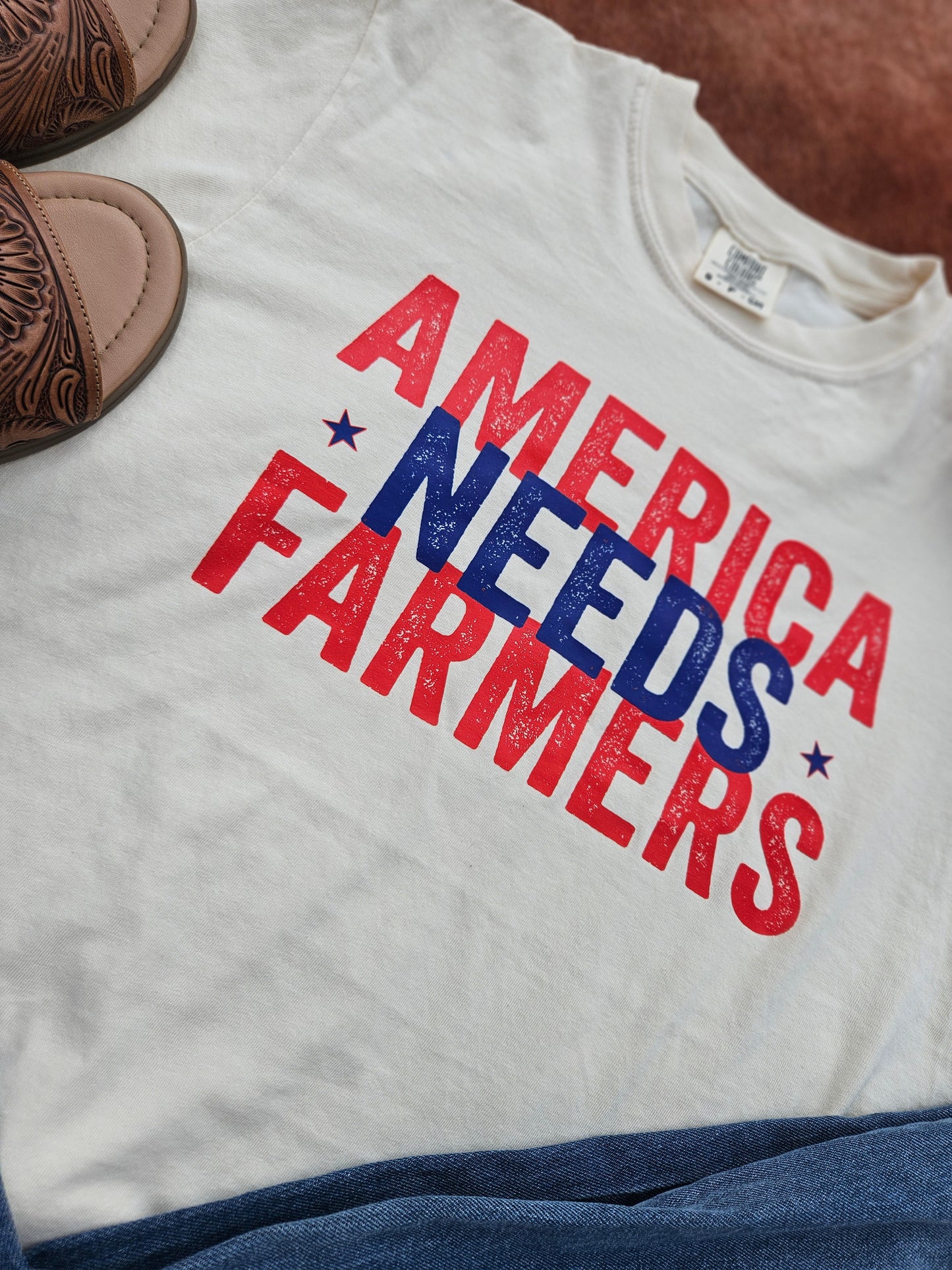 America Needs Farmers Tee